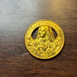 St. Teresa Catholic Gold Token Coin